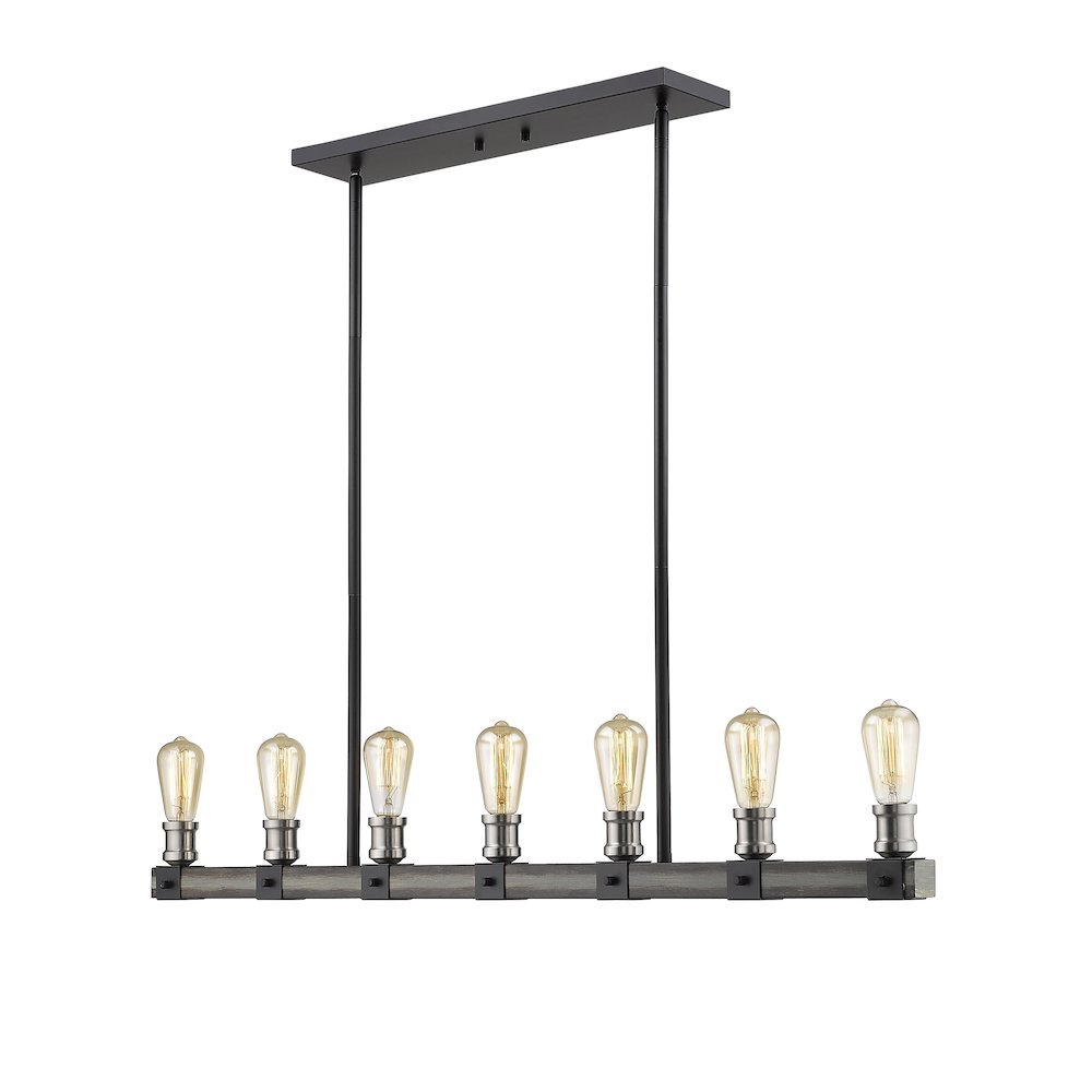 Z-Lite 7 Light Linear Chandelier. Picture 1