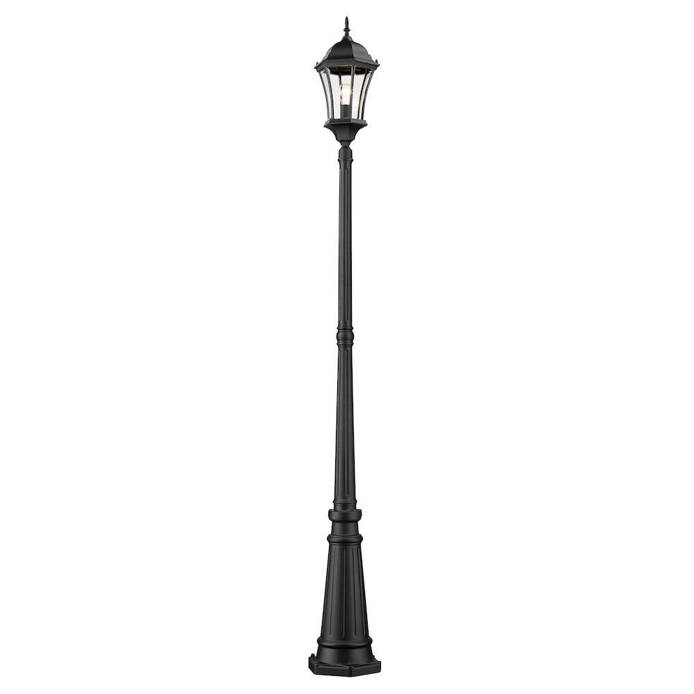 Z-Lite 1 Light Outdoor Post Mounted Fixture. Picture 1