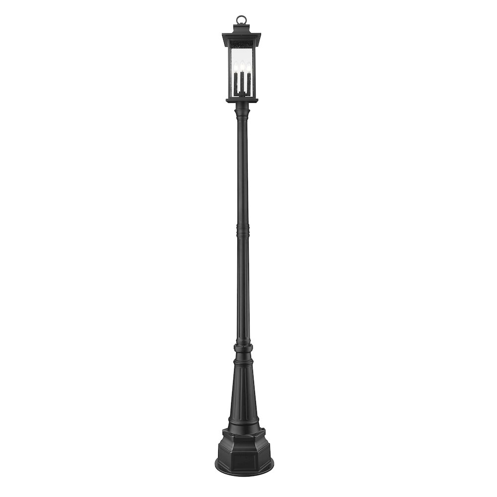Z-Lite 4 Light Outdoor Post Mounted Fixture. Picture 2