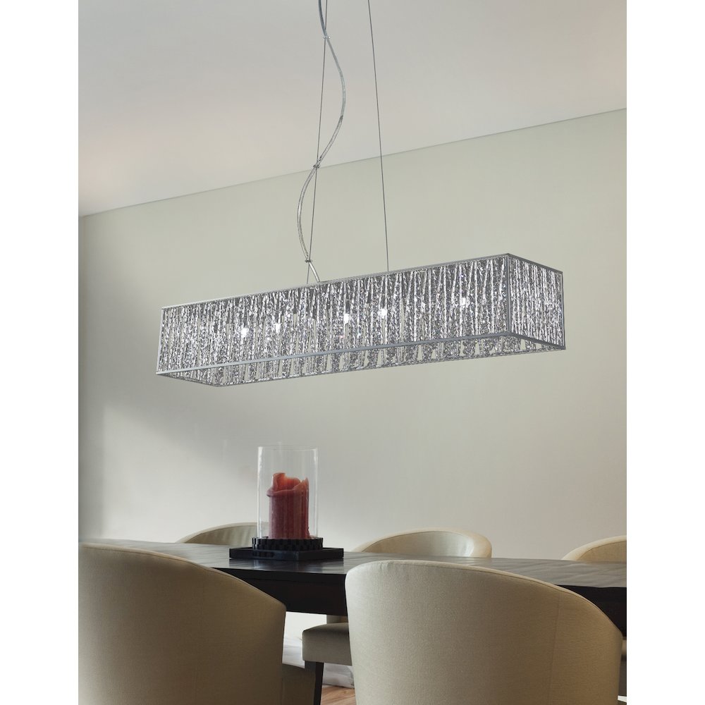 Z-Lite 9 Light Linear Chandelier. Picture 2
