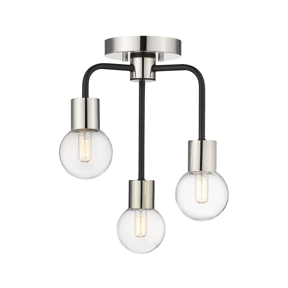Z-Lite 3 Light Semi Flush Mount. Picture 2