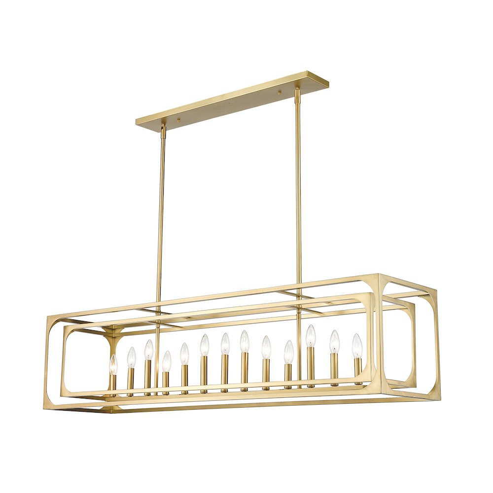 Z-Lite 13 Light Linear Chandelier. Picture 3