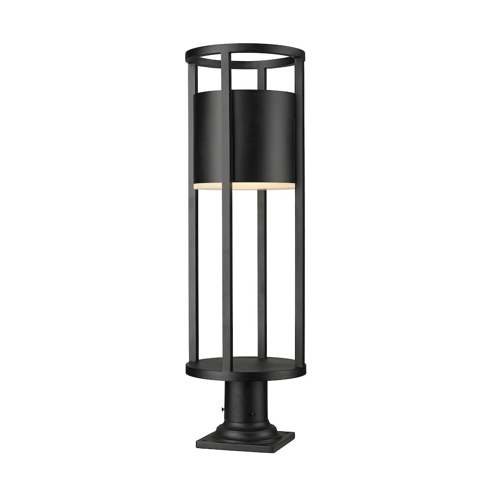 Z-Lite 1 Light Outdoor Pier Mounted Fixture. Picture 1