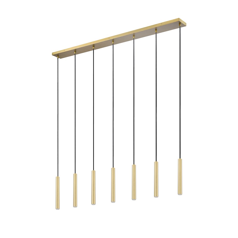Z-Lite 7 Light Linear Chandelier. Picture 5