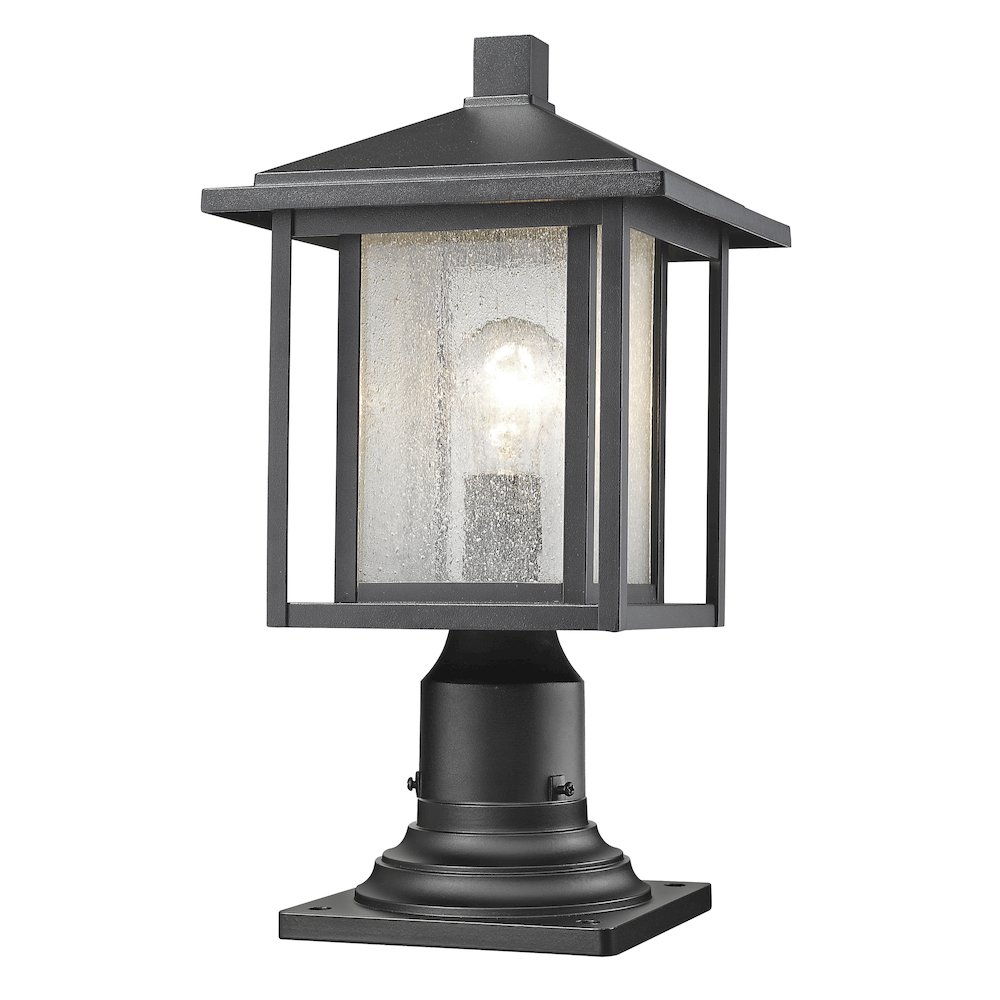 Z-Lite 1 Light Outdoor Pier Mounted Fixture. Picture 1
