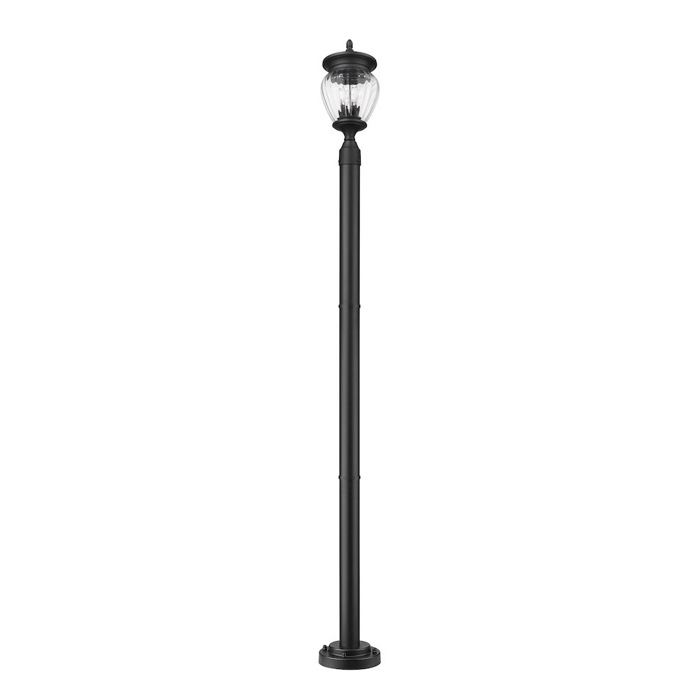 Z-Lite 3 Light Outdoor Post Mounted Fixture. Picture 5