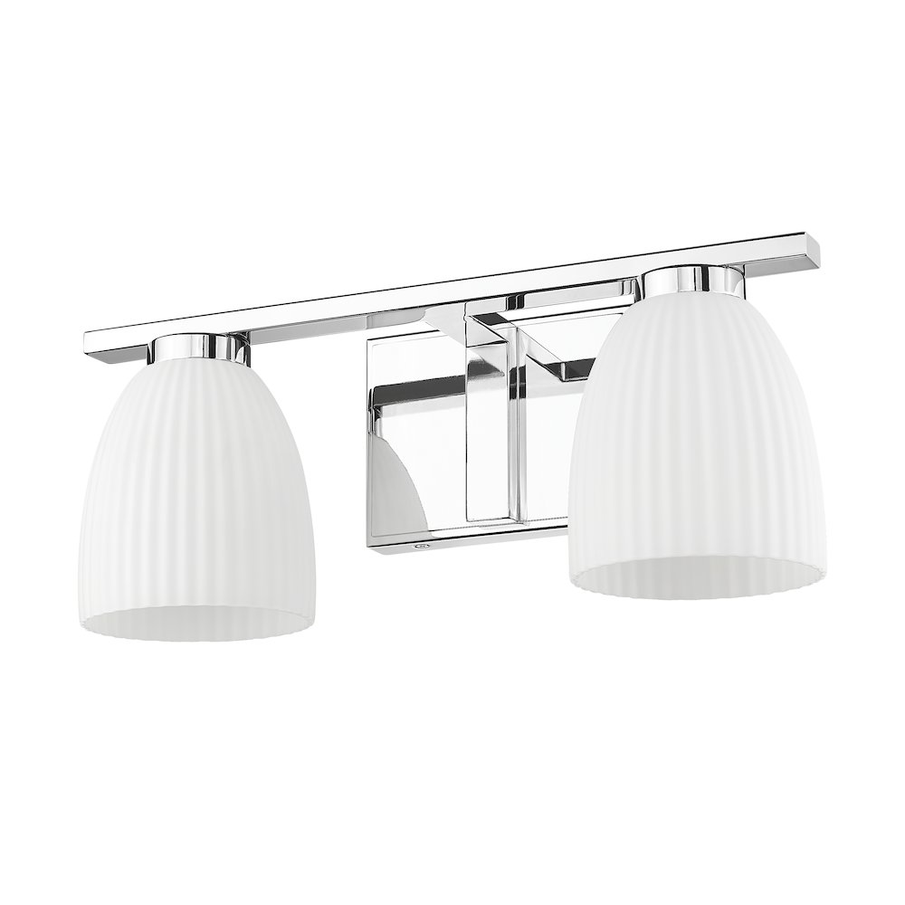 Z-Lite Naya 2 Light Vanity in Chrome color, Steel frame. Picture 5