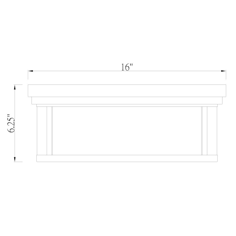 Z-Lite 3 Light Flush Mount. Picture 8