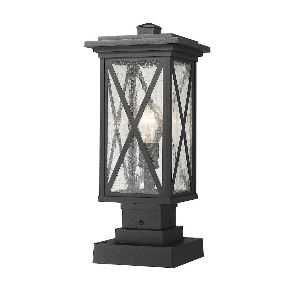 Z-Lite 1 Light Outdoor Pier Mounted Fixture. Picture 1