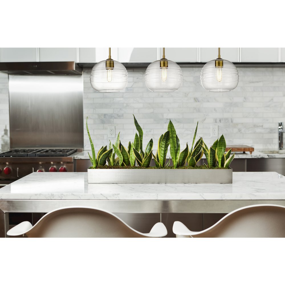 Z-Lite 3 Light Linear Chandelier. Picture 6