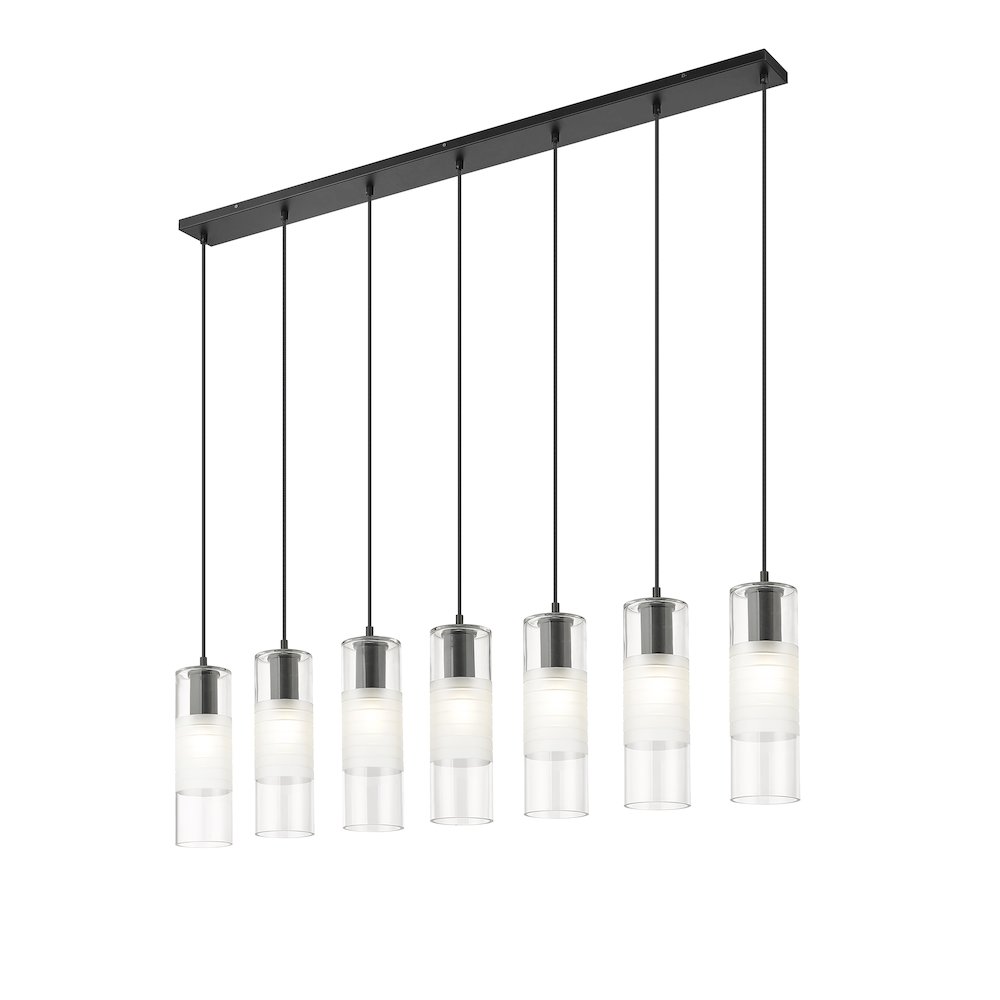 Z-Lite 7 Light Linear Chandelier. Picture 3