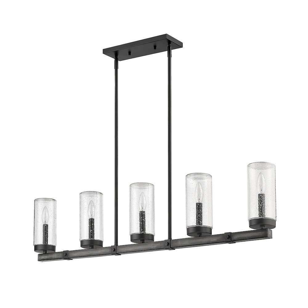 Z-Lite 5 Light Outdoor Linear Chandelier. Picture 5