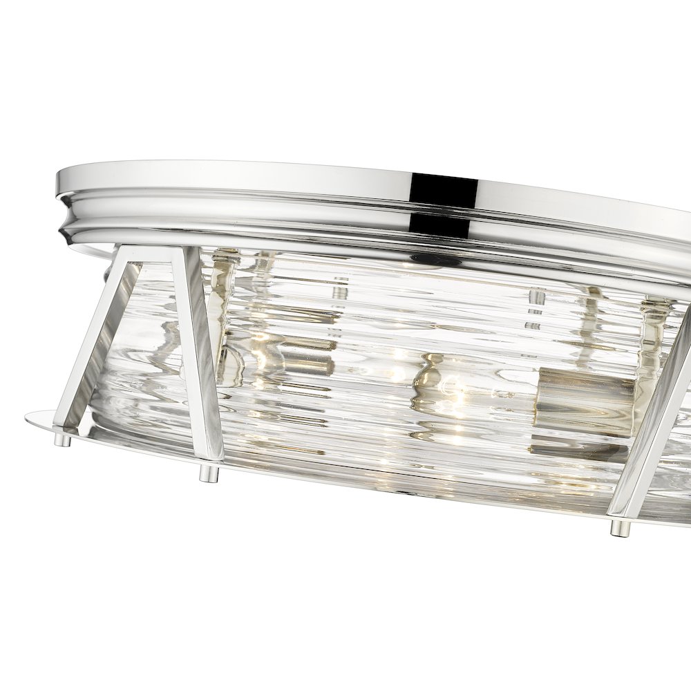 Z-Lite 4 Light Flush Mount. Picture 4