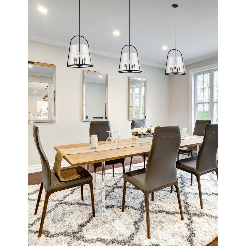 Z-Lite 5 Light Pendant. Picture 6
