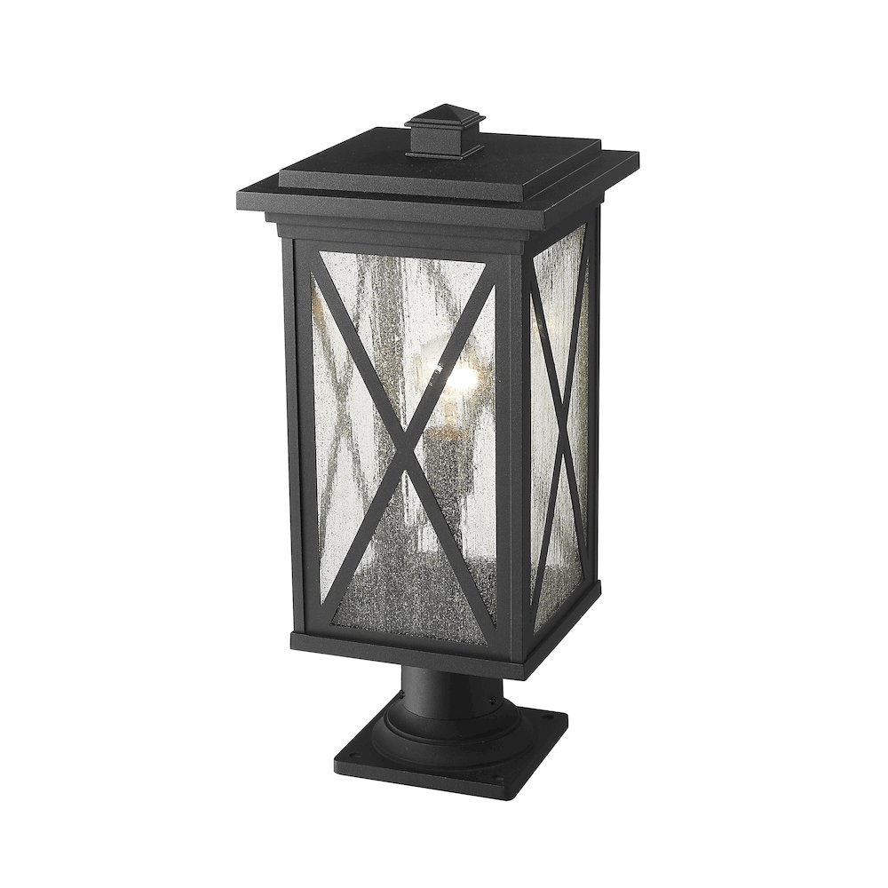 Z-Lite 1 Light Outdoor Pier Mounted Fixture. Picture 3