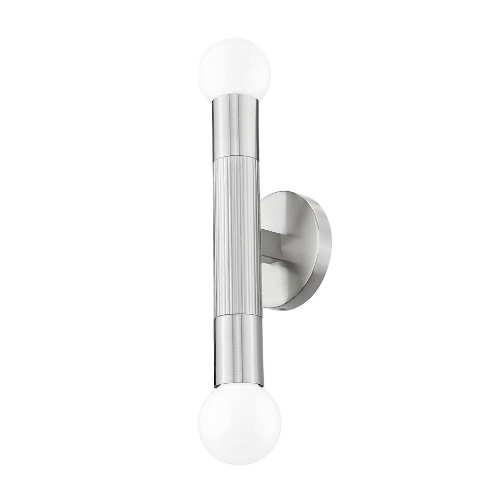 Z-Lite Stari 2 Light Wall Sconce in Brushed Nickel color, Steel frame. Picture 5