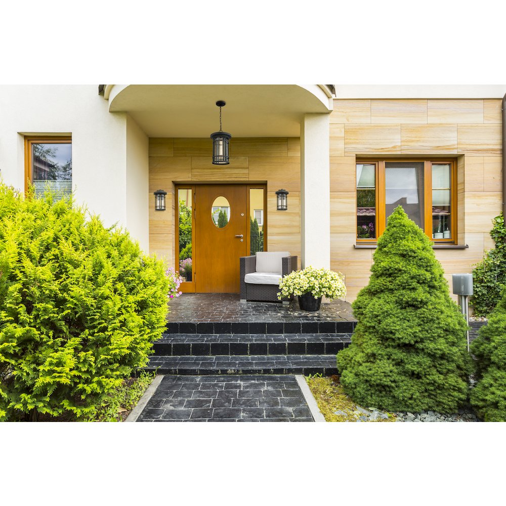 Z-Lite 1 Light Outdoor Chain Mount Ceiling Fixture. Picture 6