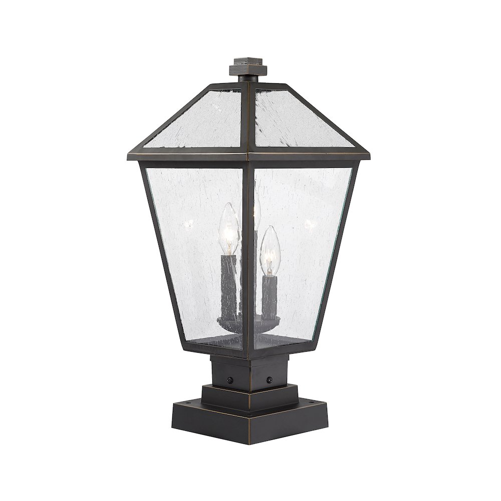 Z-Lite 3 Light Outdoor Pier Mounted Fixture. Picture 3