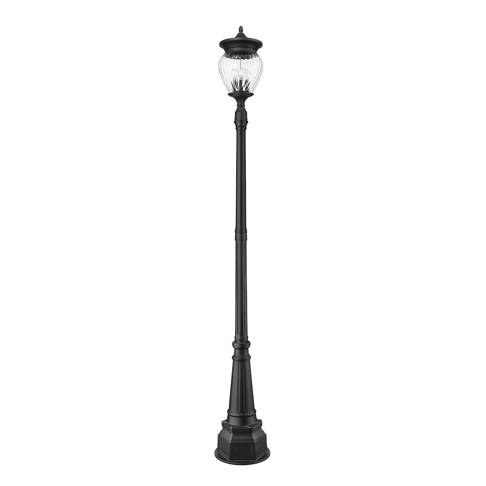 Z-Lite 4 Light Outdoor Post Mounted Fixture. Picture 3