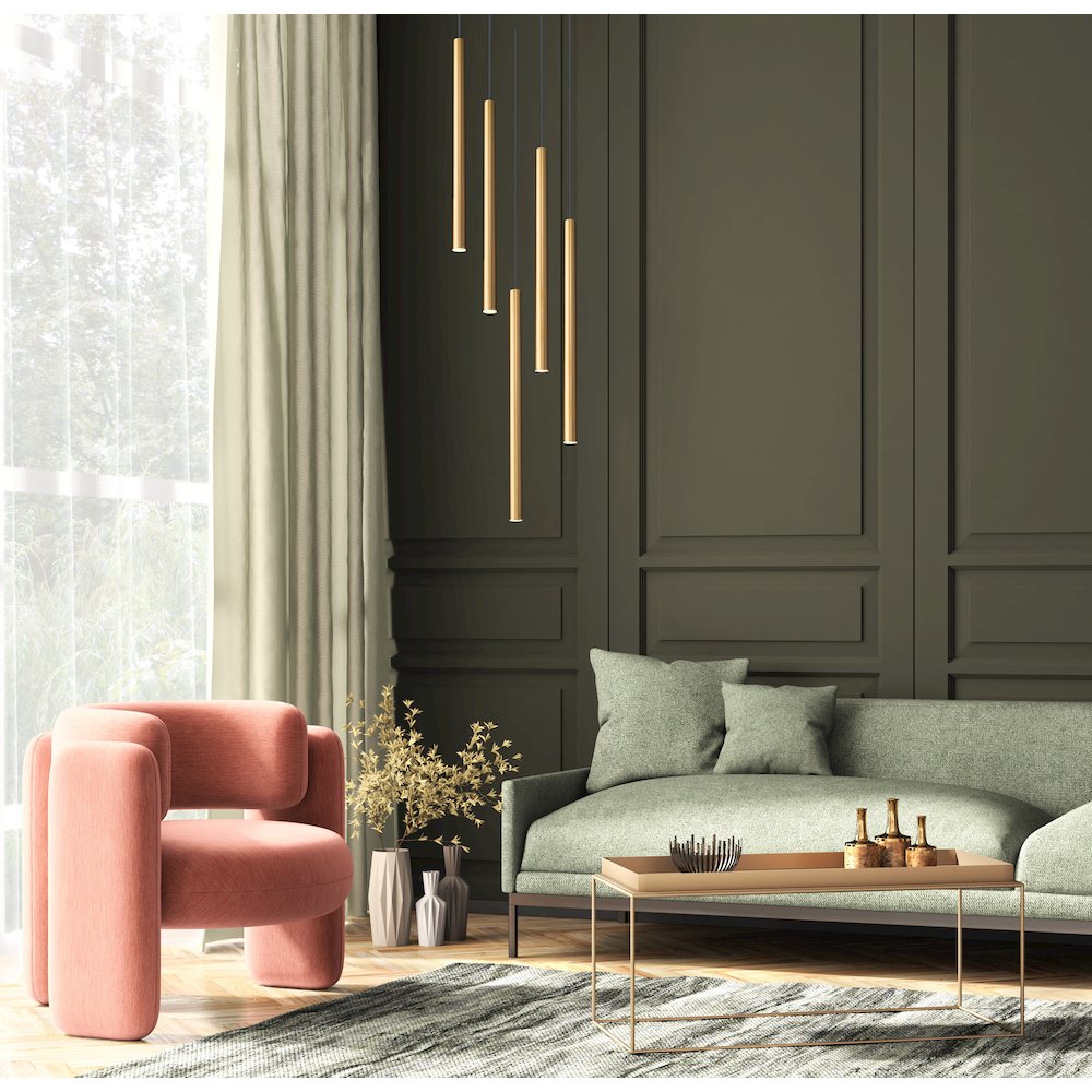 Z-Lite 5 Light Chandelier. Picture 7