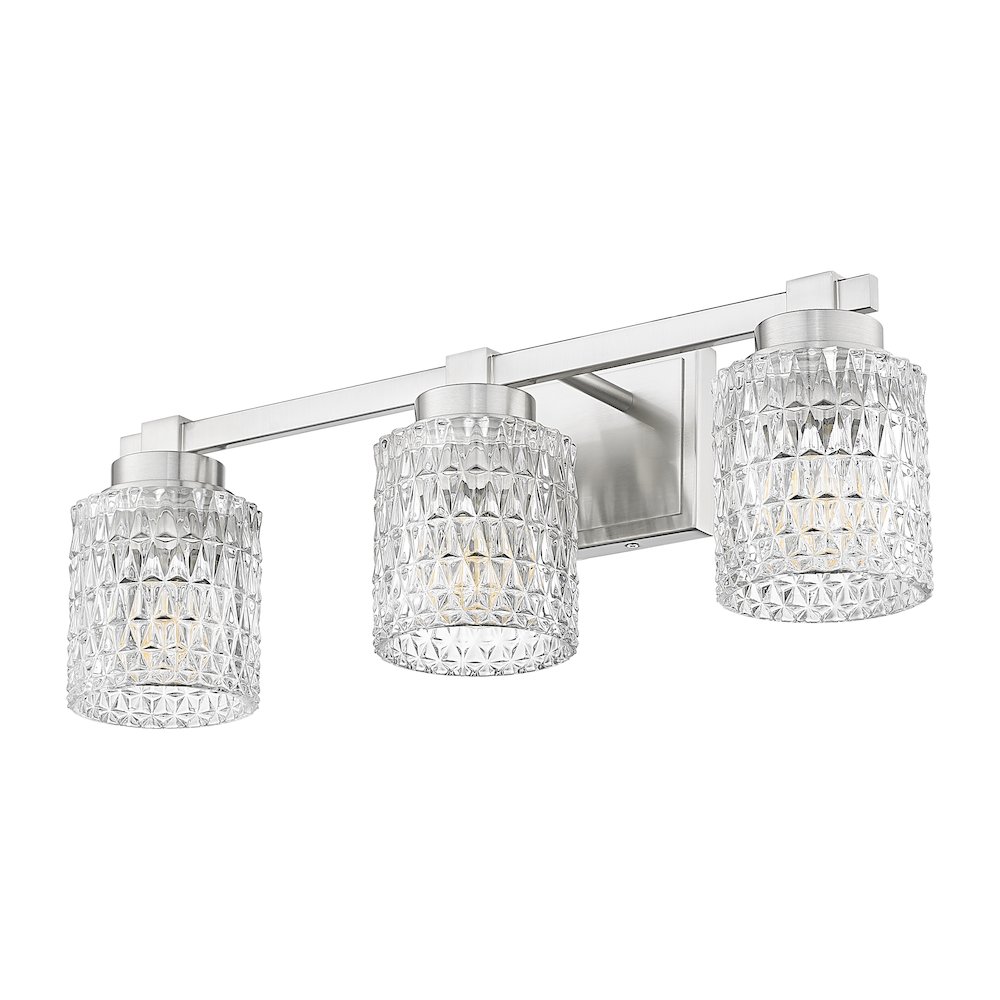 Z-Lite 3 Light Vanity, Brushed Nickel. Picture 7