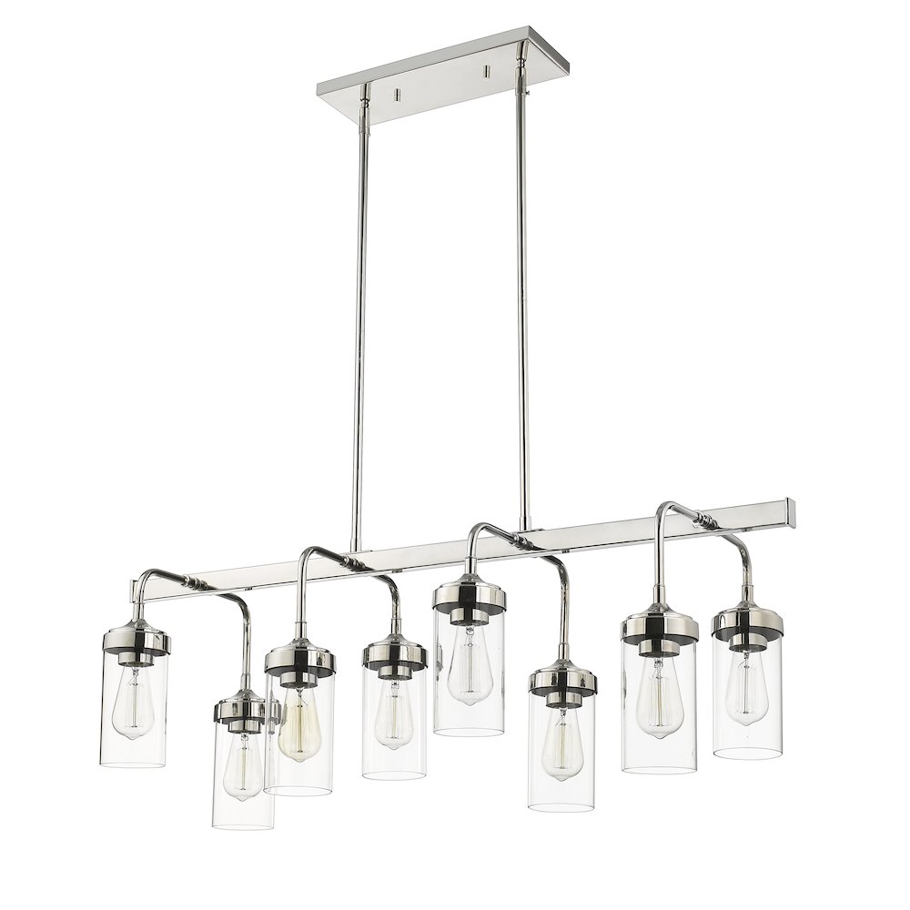 Z-Lite 8 Light Linear Chandelier. Picture 5