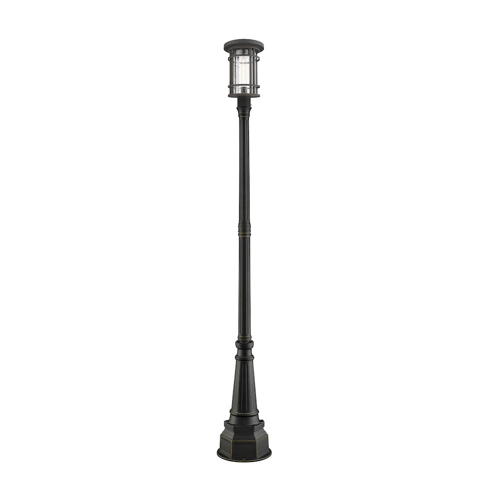 Z-Lite 1 Light Outdoor Post Mounted Fixture. Picture 1