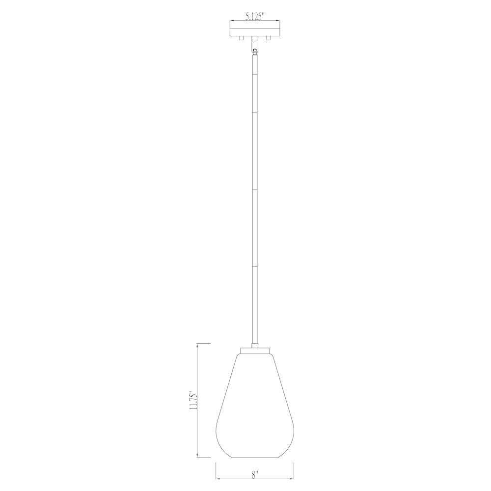 Z-Lite 1 Light Pendant. Picture 8
