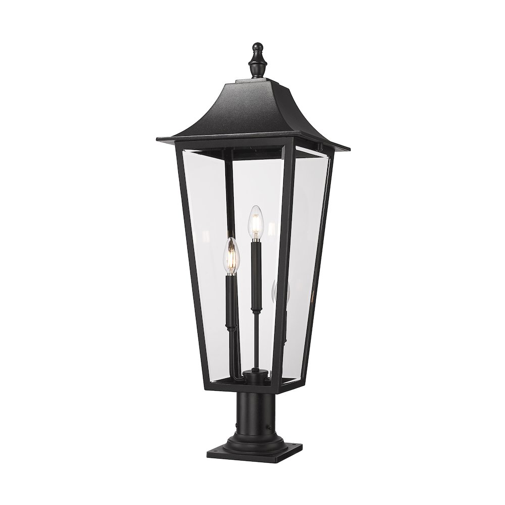Z-Lite 3 Light Outdoor Pier Mounted Fixture. Picture 1