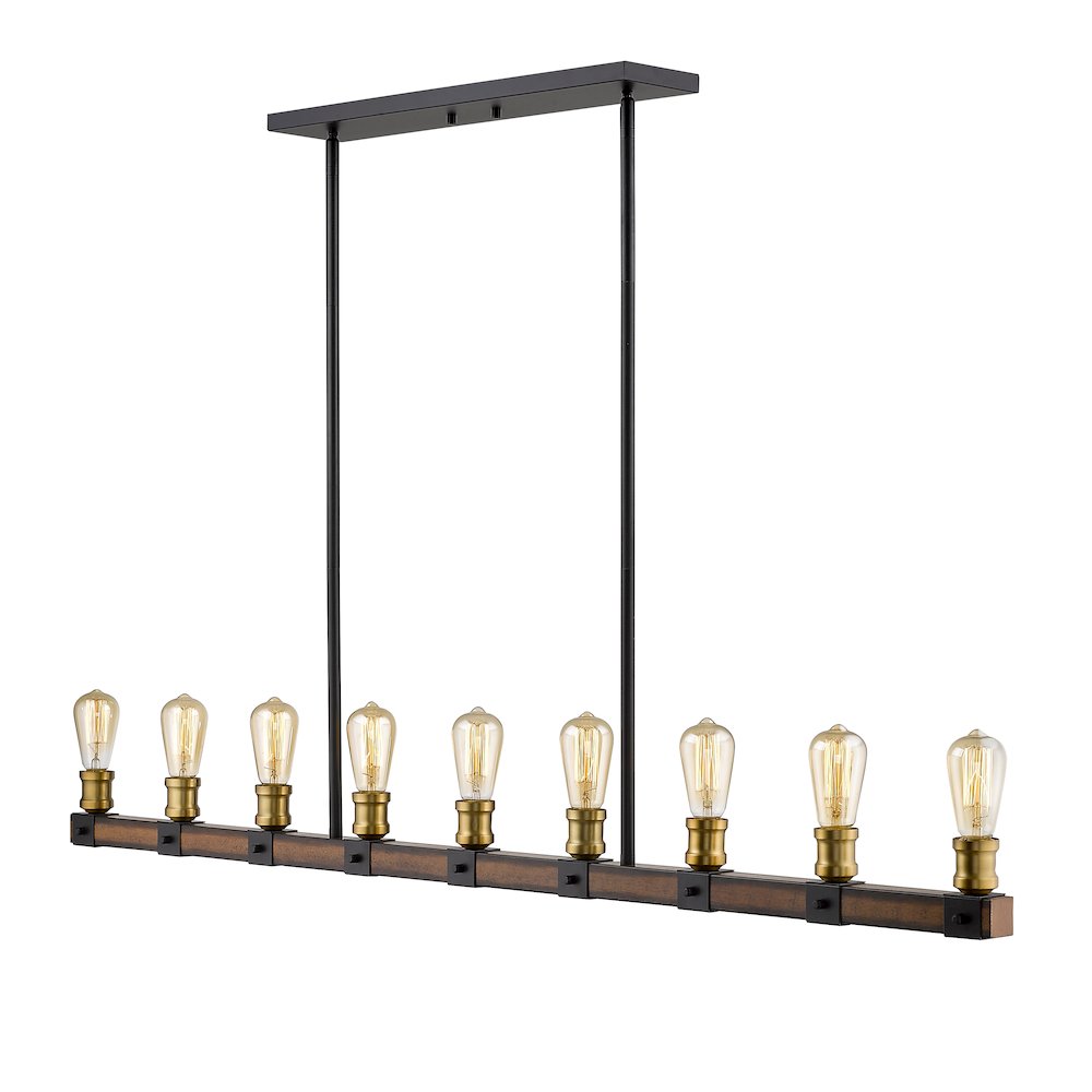 Z-Lite 9 Light Linear Chandelier. Picture 3