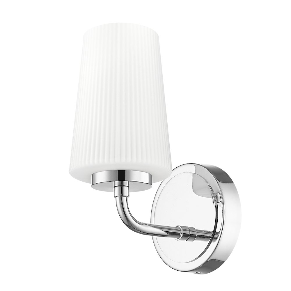 Z-Lite Montford 1 Light Wall Sconce in Chrome color, Steel frame. Picture 5