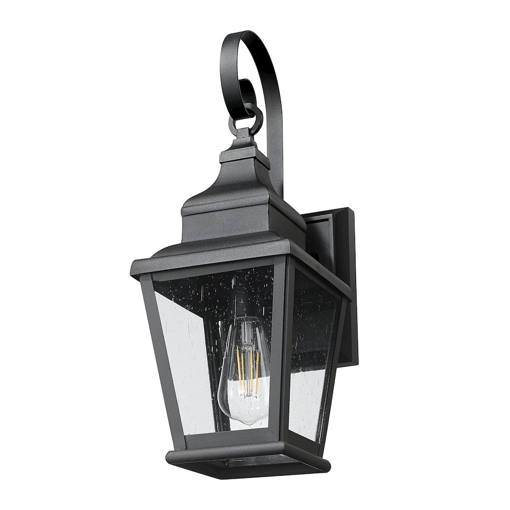 Z-Lite 1 Light Outdoor Wall Light, Sand Black. Picture 7