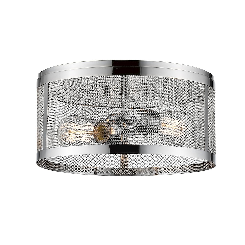 Z-Lite 2 Light Flush Mount. Picture 1