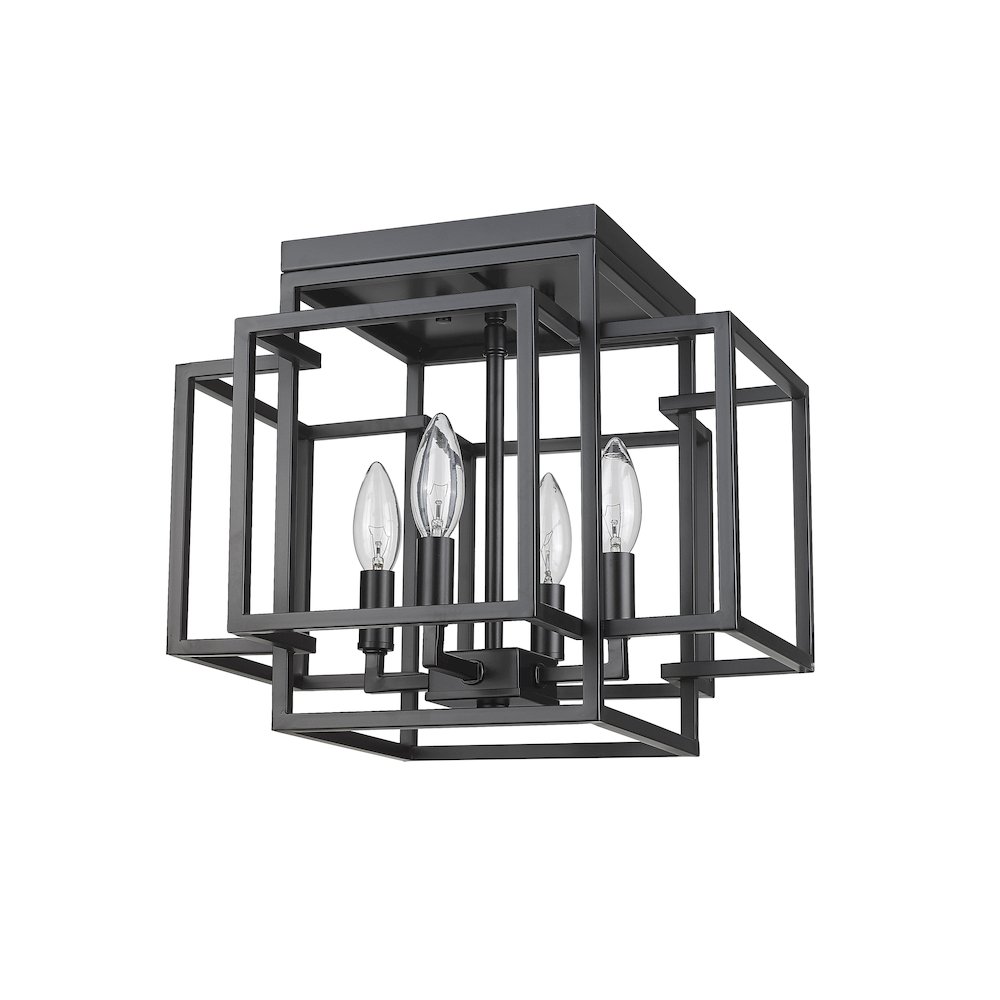 Z-Lite 4 Light Flush Mount. Picture 5