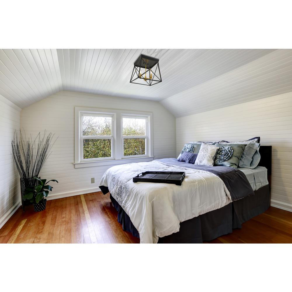 3 Light Flush Mount. Picture 6
