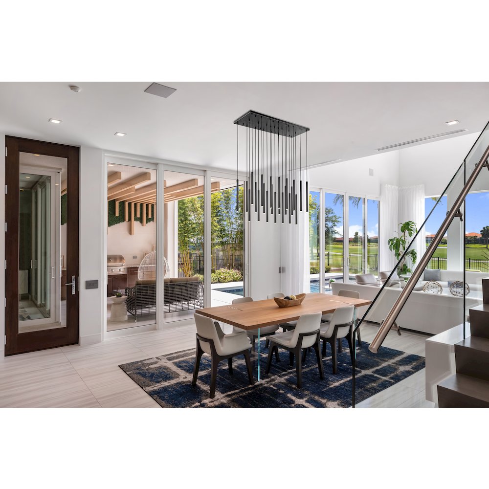 Z-Lite 23 Light Linear Chandelier. Picture 6