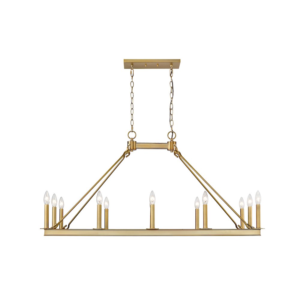 Z-Lite 12 Light Linear Chandelier. Picture 2