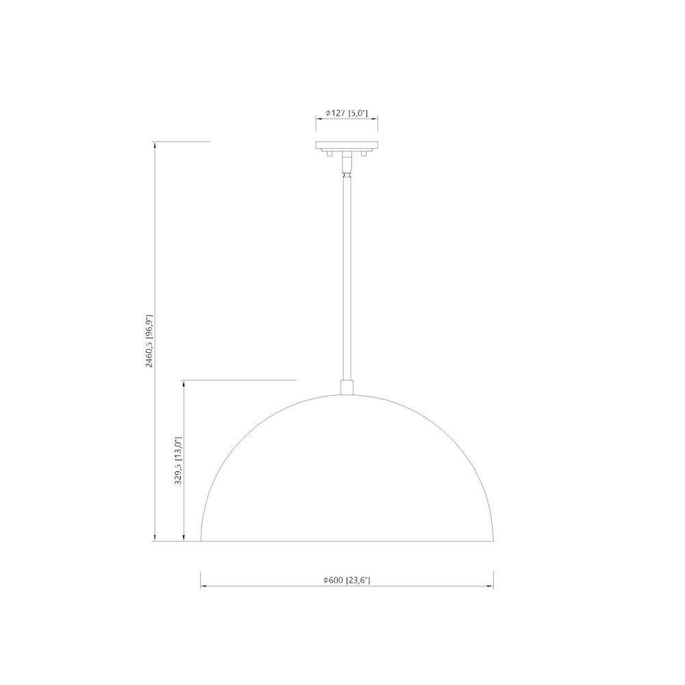 Z-Lite 3 Light Pendant, Matte Black. Picture 8