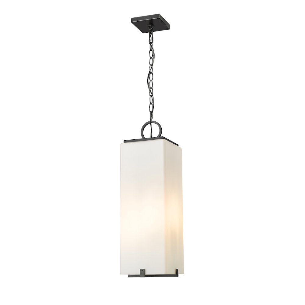 Z-Lite 3 Light Outdoor Chain Mount Ceiling Fixture. Picture 1
