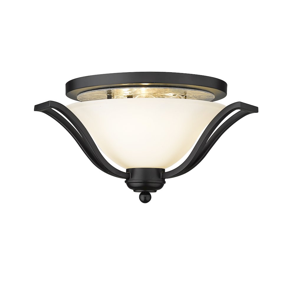 Z-Lite 3 Light Flush Mount. Picture 2