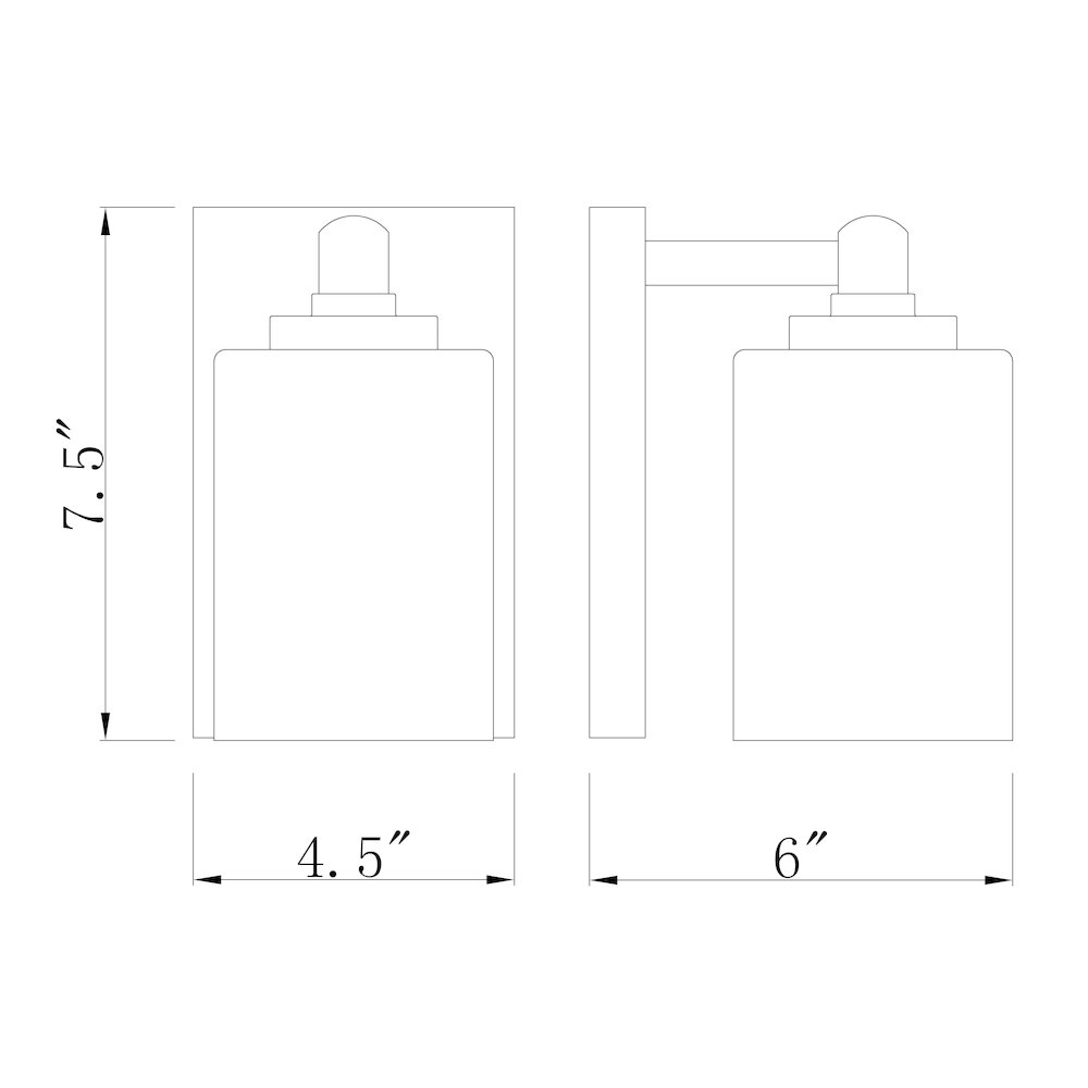 Z-Lite 1 Light Wall Sconce. Picture 8