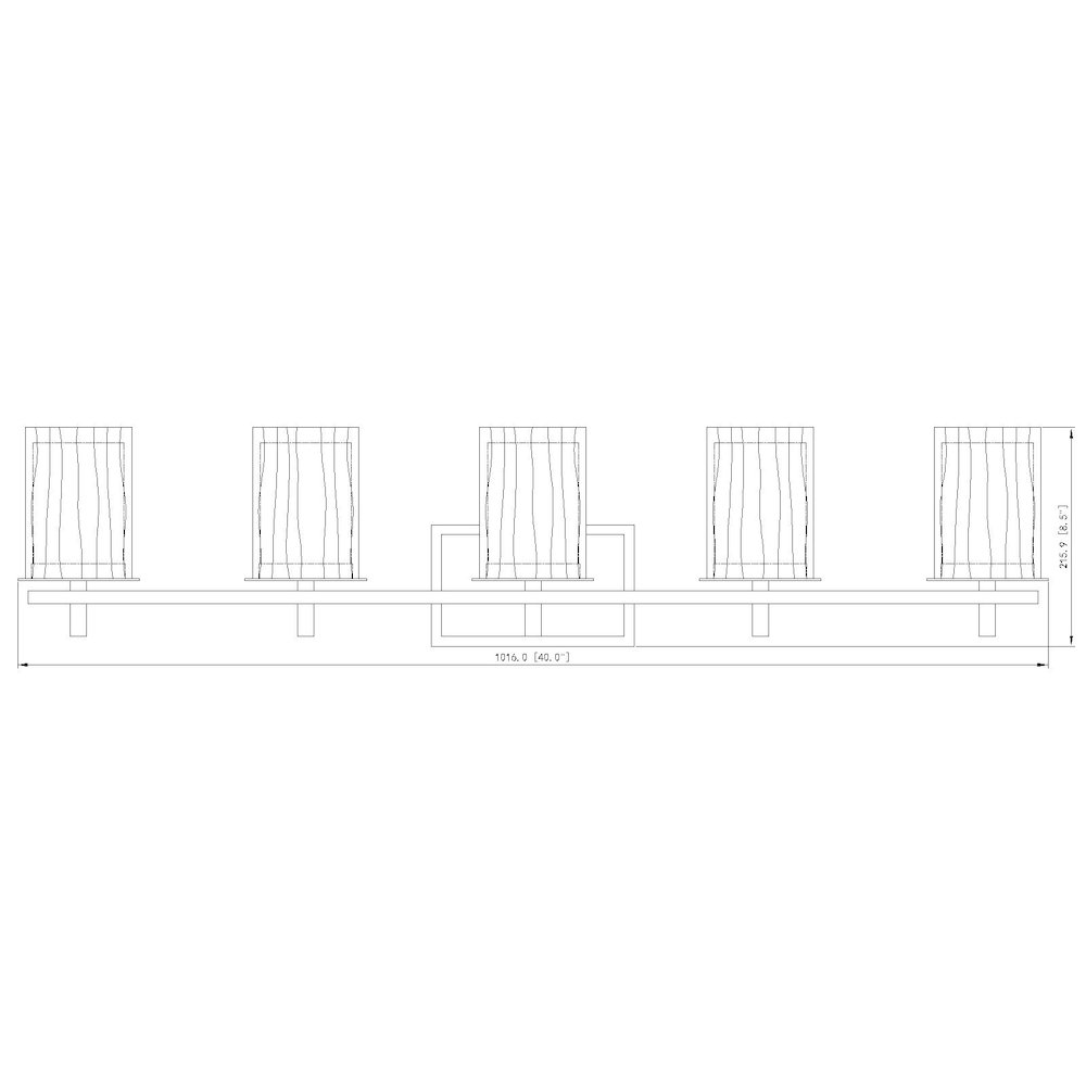 Z-Lite 5 Light Vanity. Picture 8