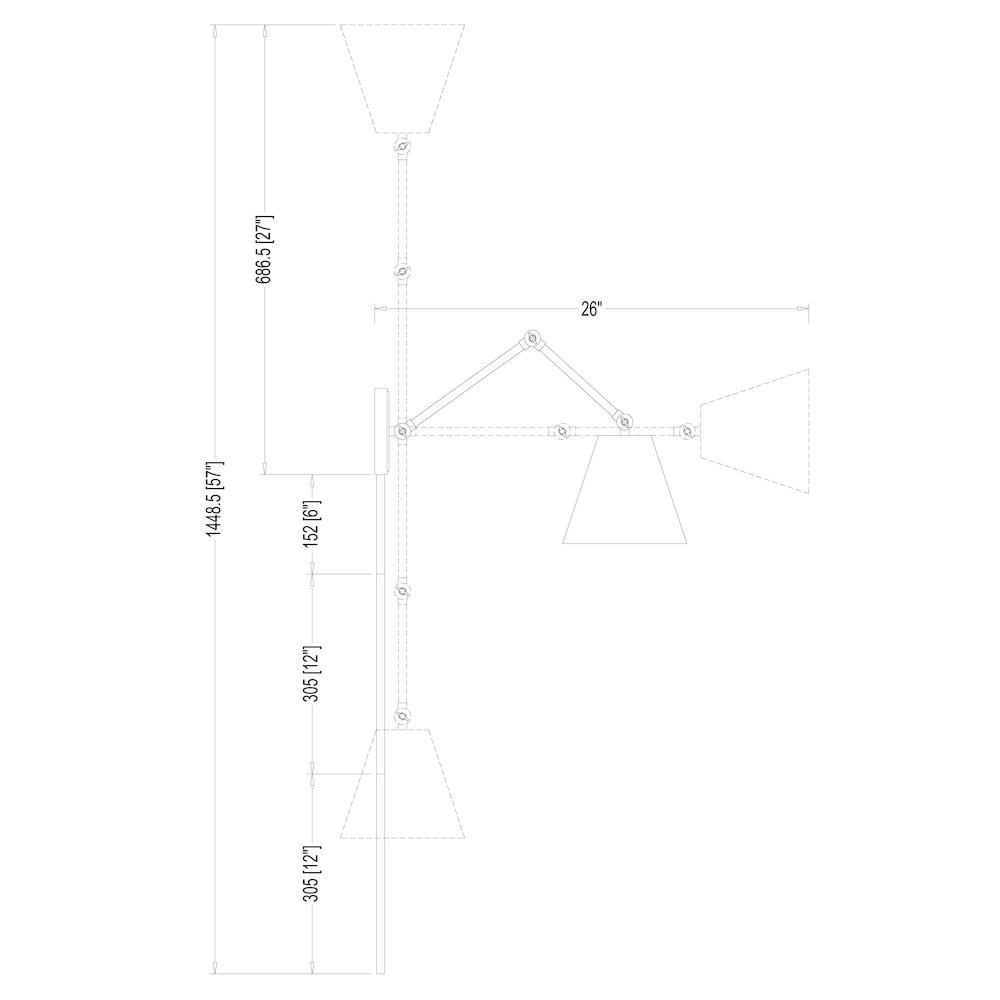 Z-Lite 1 Light Wall Sconce. Picture 8