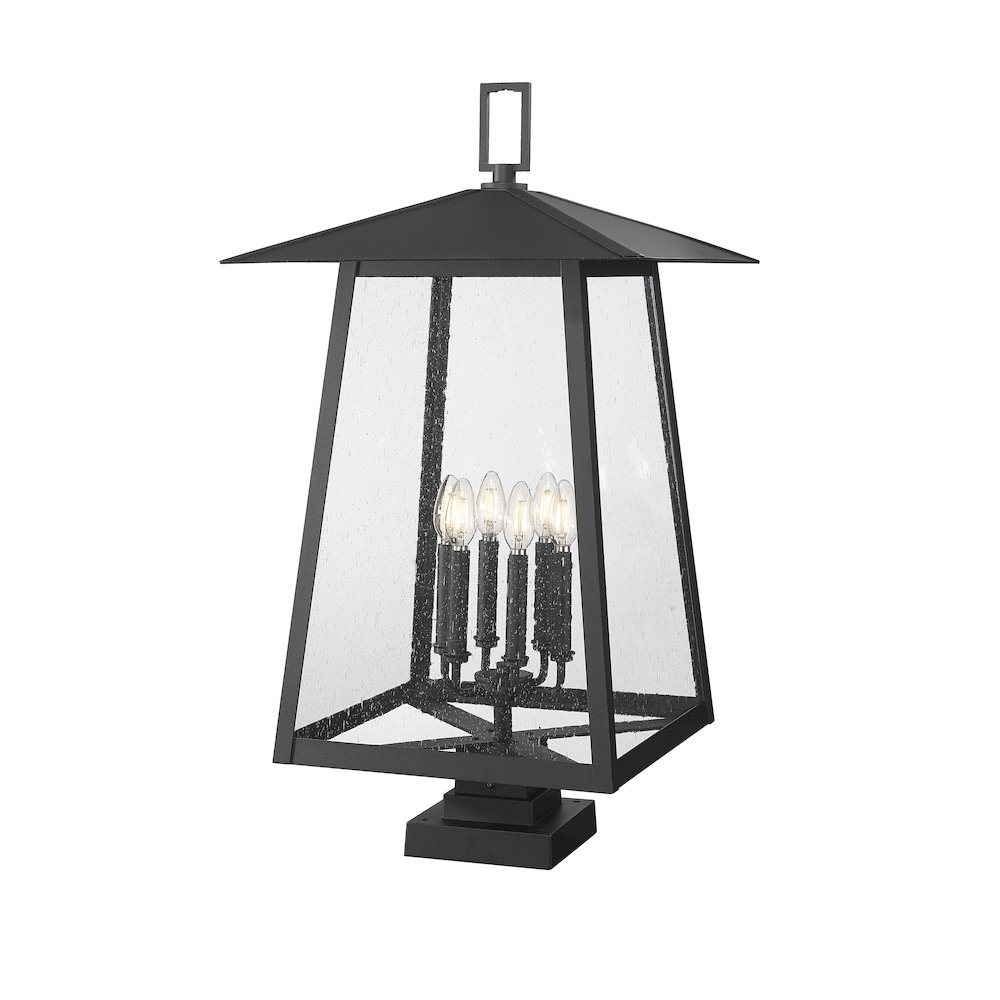 Z-Lite 6 Light Outdoor Pier Mounted Fixture. Picture 1