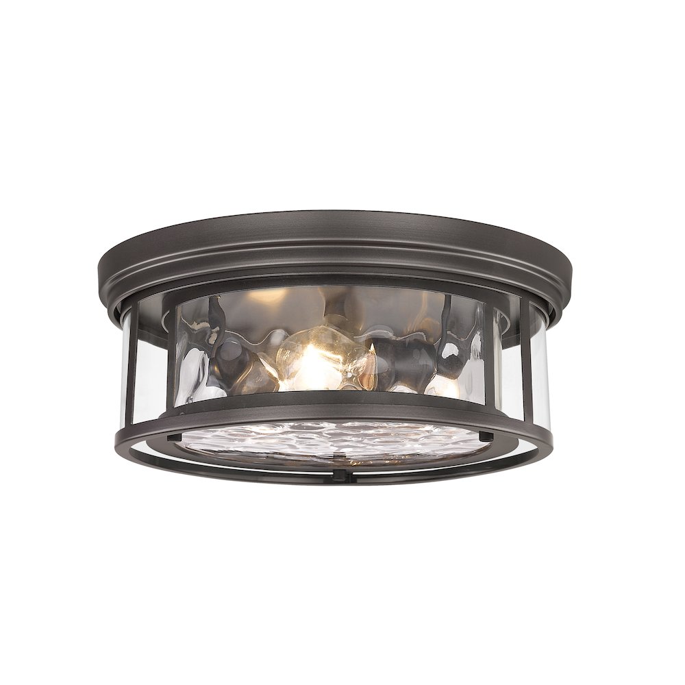 Z-Lite 3 Light Flush Mount. Picture 1