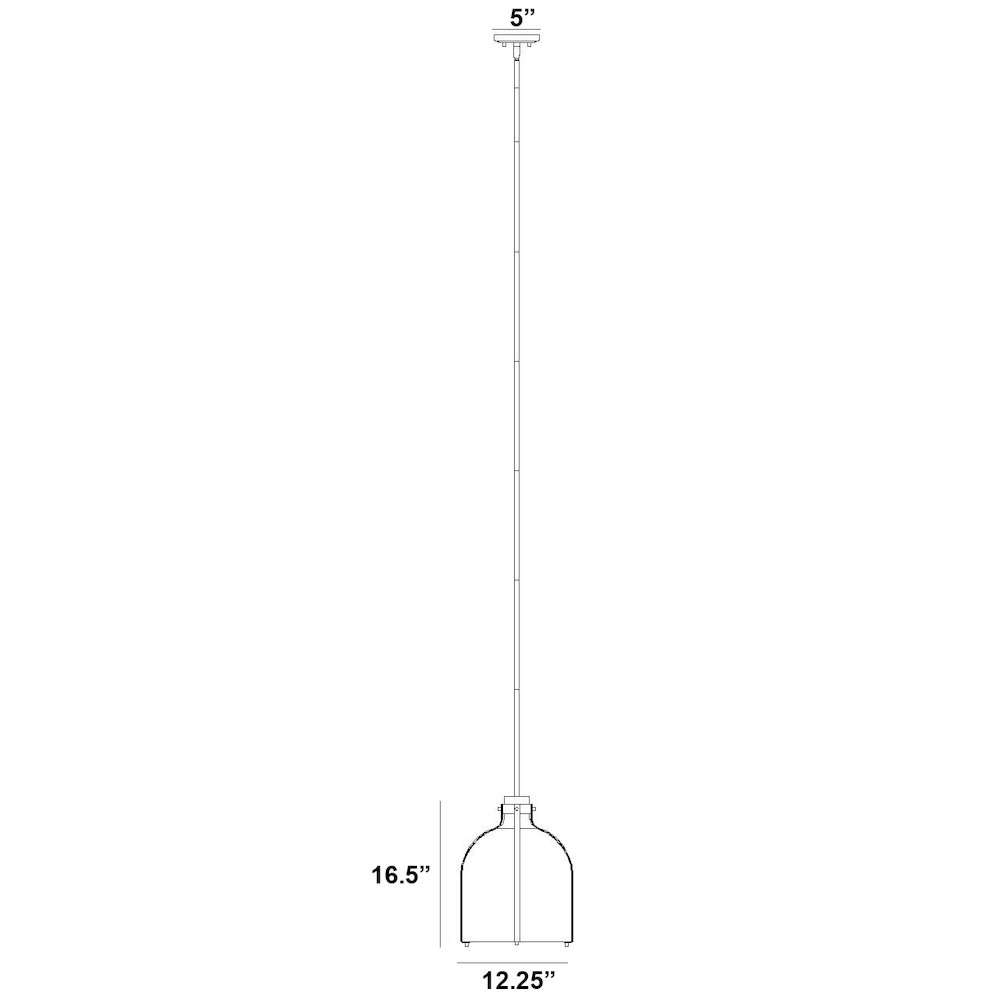 Z-Lite 1 Light Pendant. Picture 8