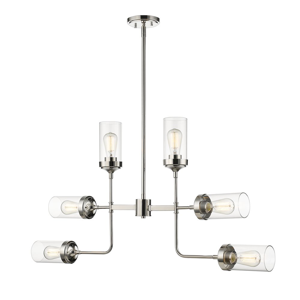 Z-Lite 6 Light Chandelier. Picture 1