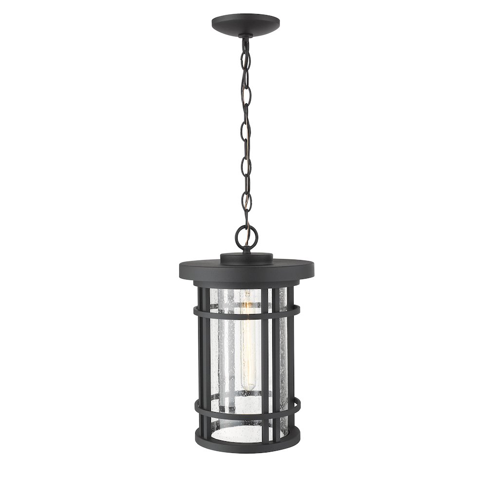 Z-Lite 1 Light Outdoor Chain Mount Ceiling Fixture. Picture 3