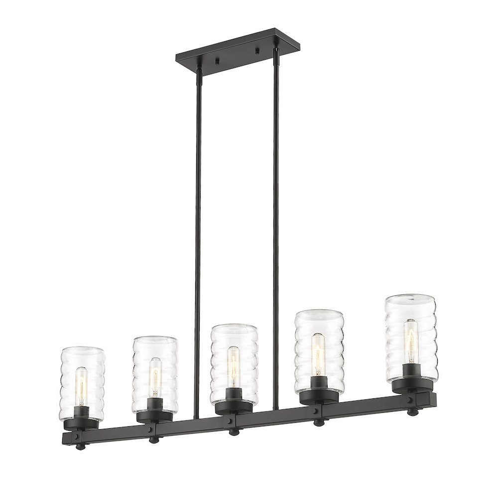 Z-Lite 5 Light Outdoor Linear Chandelier. Picture 5