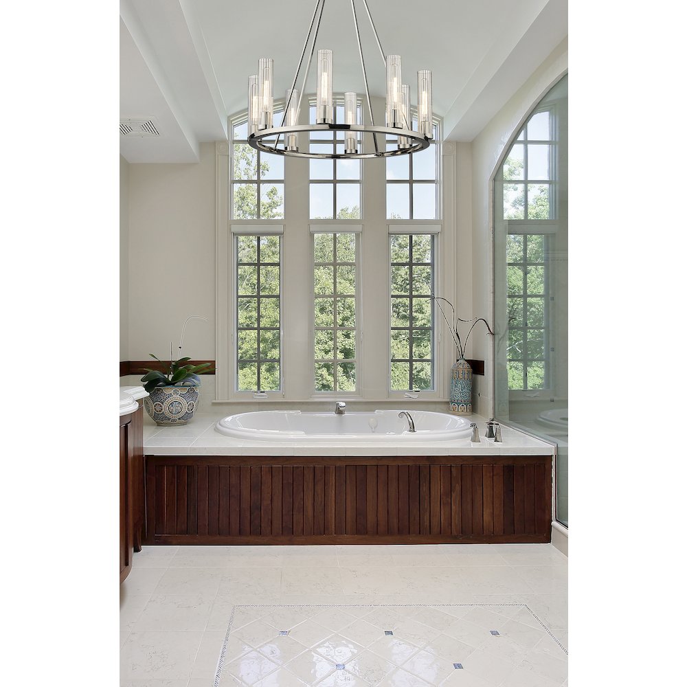 Z-Lite 8 Light Chandelier. Picture 7
